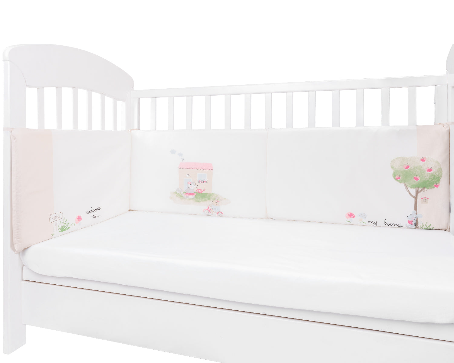 Обиколник с дунапрен My Home 210см | Kikkaboo
