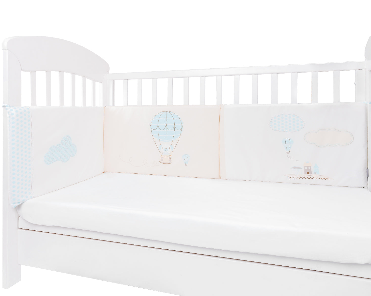 Обиколник с дунапрен Puppy on Balloon 210см | Kikkaboo