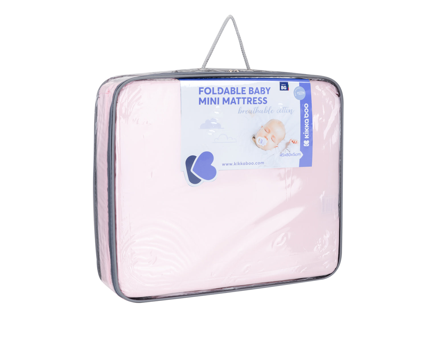 Сгъваем мини матрак 45х80х5см Dream Big Pink - снимка 3