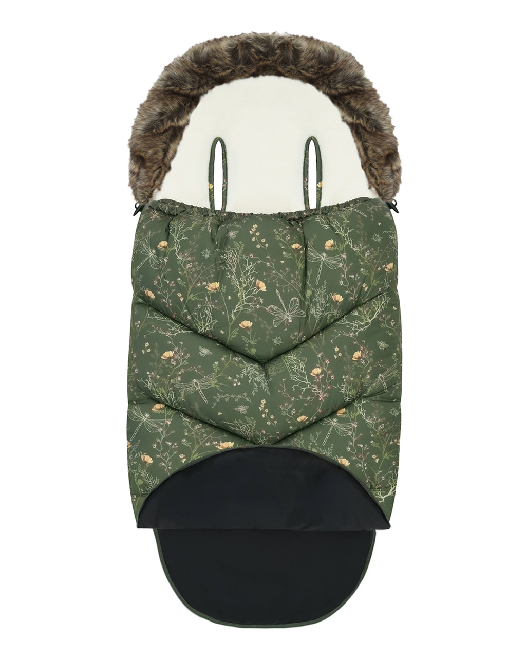 Чувалче за количка Luxury Secret Garden Green - снимка 4
