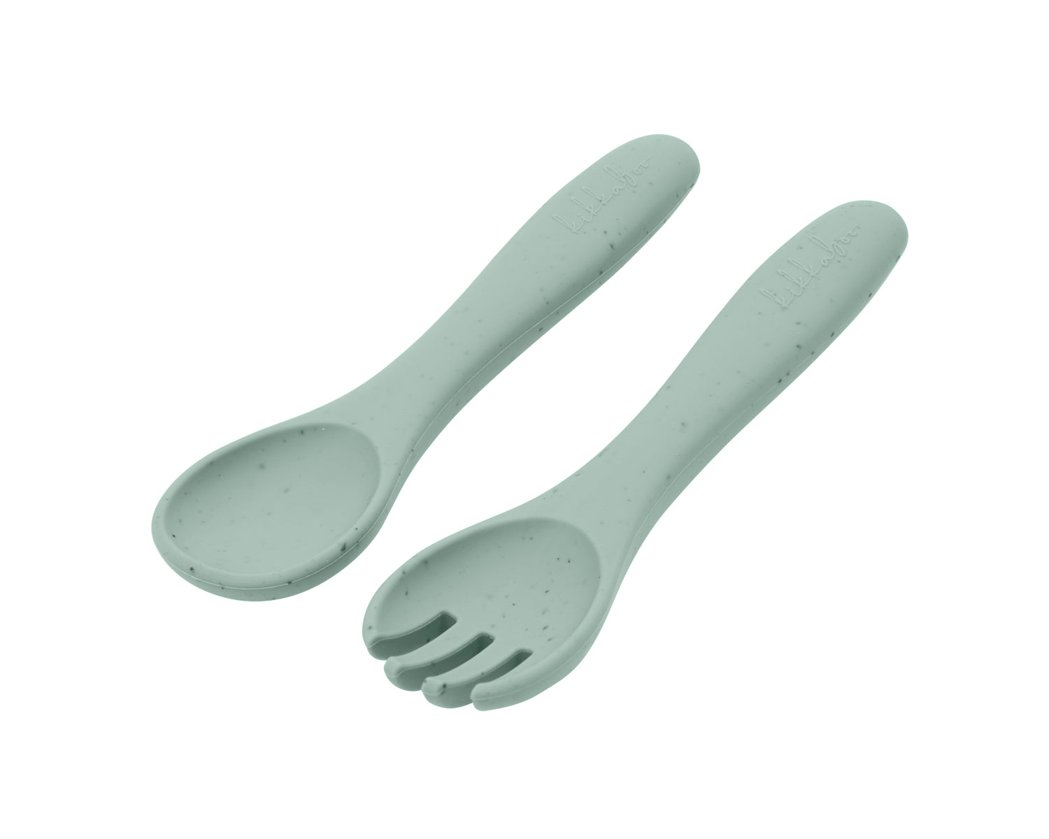 Сет вилица и лъжица Platinum Silicone Sage - снимка 2