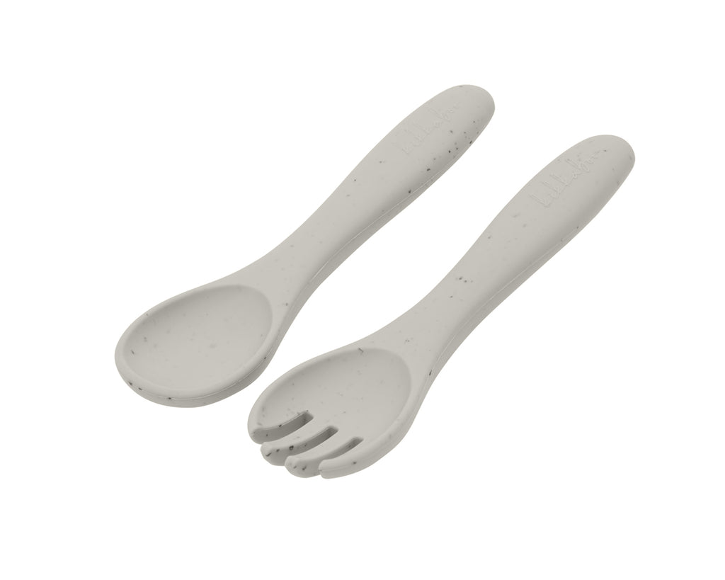 Сет вилица и лъжица Platinum Silicone Sand - снимка 2