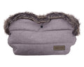Ръкавица за количка Fur Melange Grey | Kikkaboo