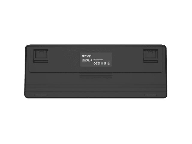 Fury Kanabo K6 NFU-2364 магнитна RGB клавиатура - заден изглед