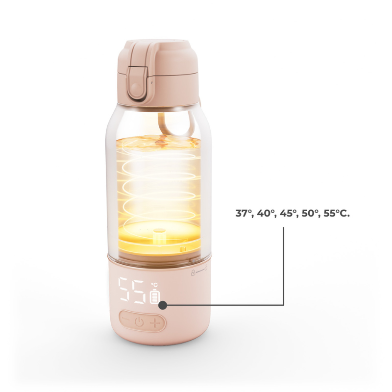 Kinderkraft GAJA термос за подгряване на мляко 2в1 BEIGE - снимка 8