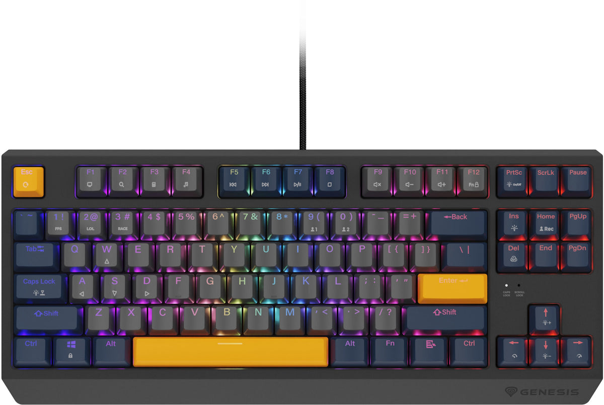 Genesis Thor 230 TKL Naval Blue Negative NKG-2164 Outemu Panda