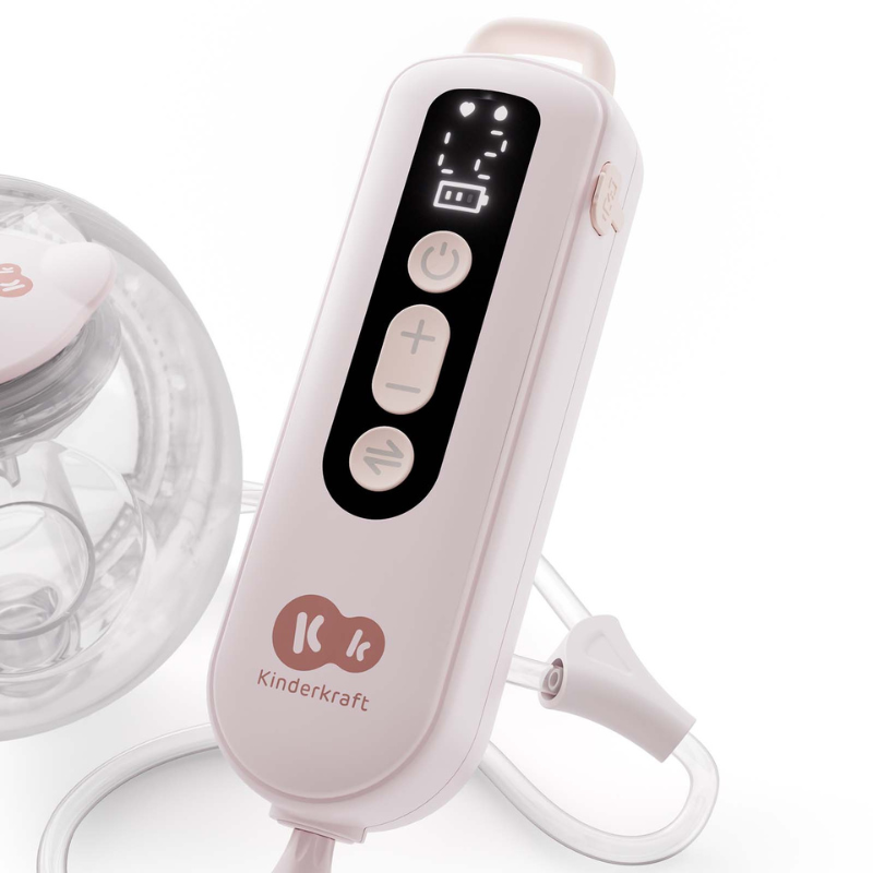 Kinderkraft GENTLEFLOW двойна електрическа помпа за кърма с таймер PINK - снимка 8