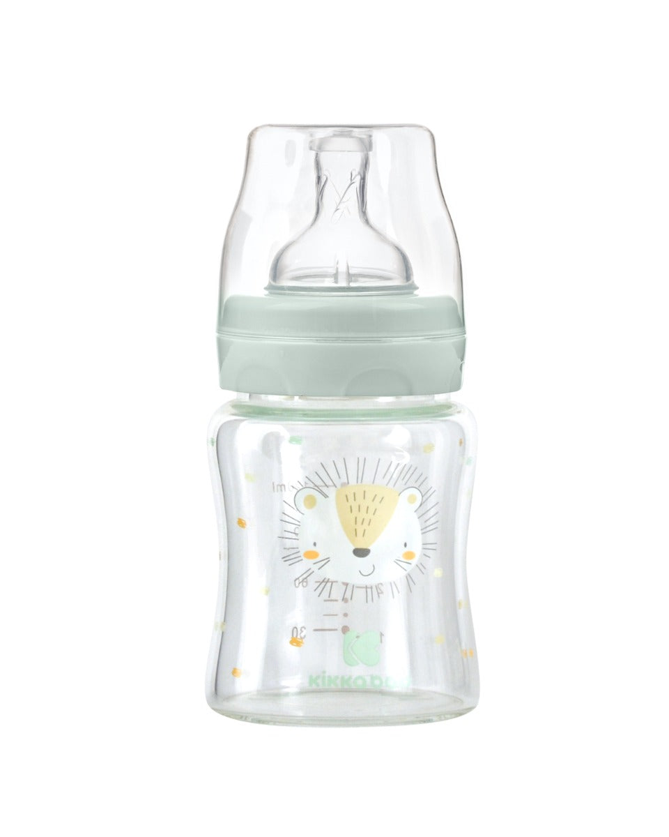 Шише стъклено 120мл Jungle King Mint | Kikkaboo