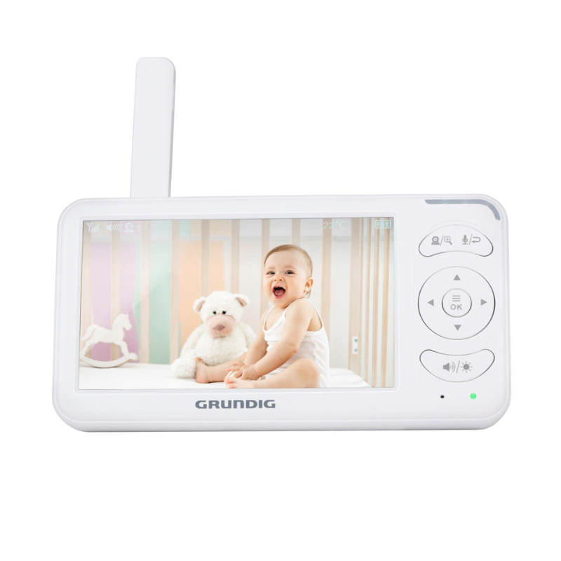 Grundig 33423 видео бебефон 5" дисплей - снимка 4