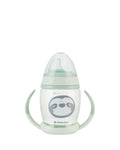 Чаша със силиконов накрайник 200мл Happy face Mint