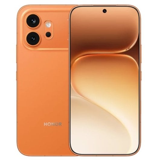 HONOR 600 5G 8GB 512GB Orange – отпред и отзад