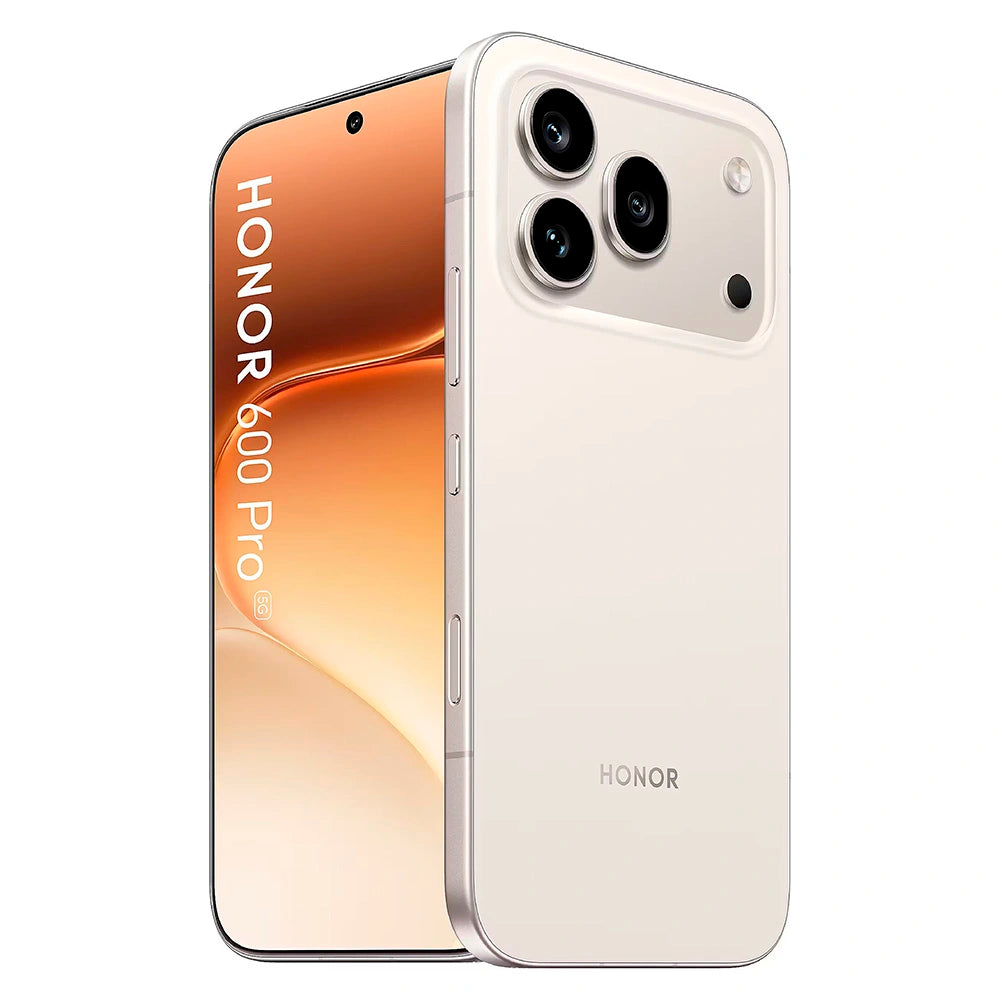 HONOR 600 Pro 5G 12GB 512GB Golden White – ъглов изглед