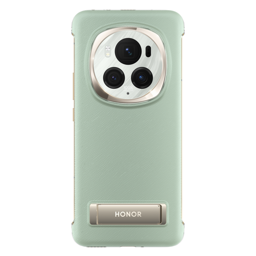 HONOR Magic6 Pro PU Bracket Case Green