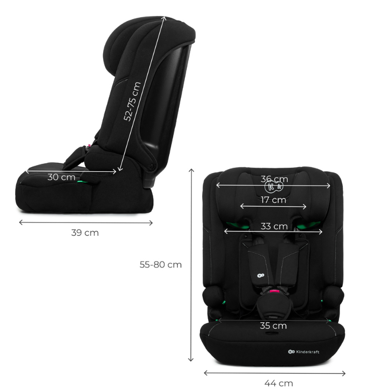 Kinderkraft I-COMFY i-Size столче за кола BLACK - снимка 7