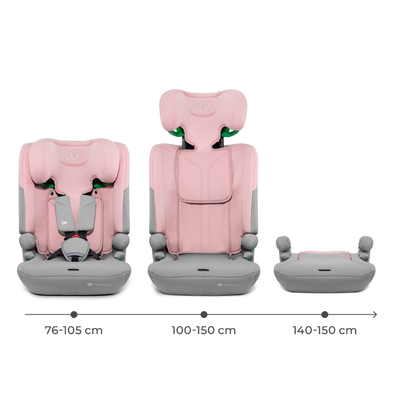 Kinderkraft I-COMFY i-Size столче за кола PINK - снимка 7
