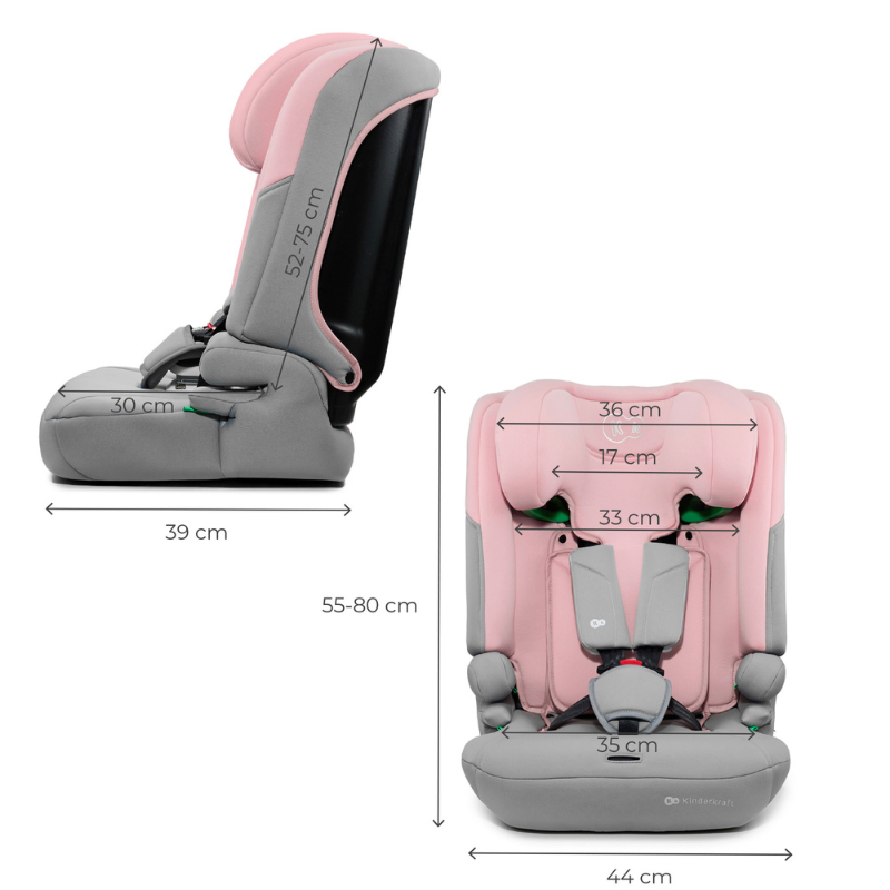 Kinderkraft I-COMFY i-Size столче за кола PINK - снимка 8