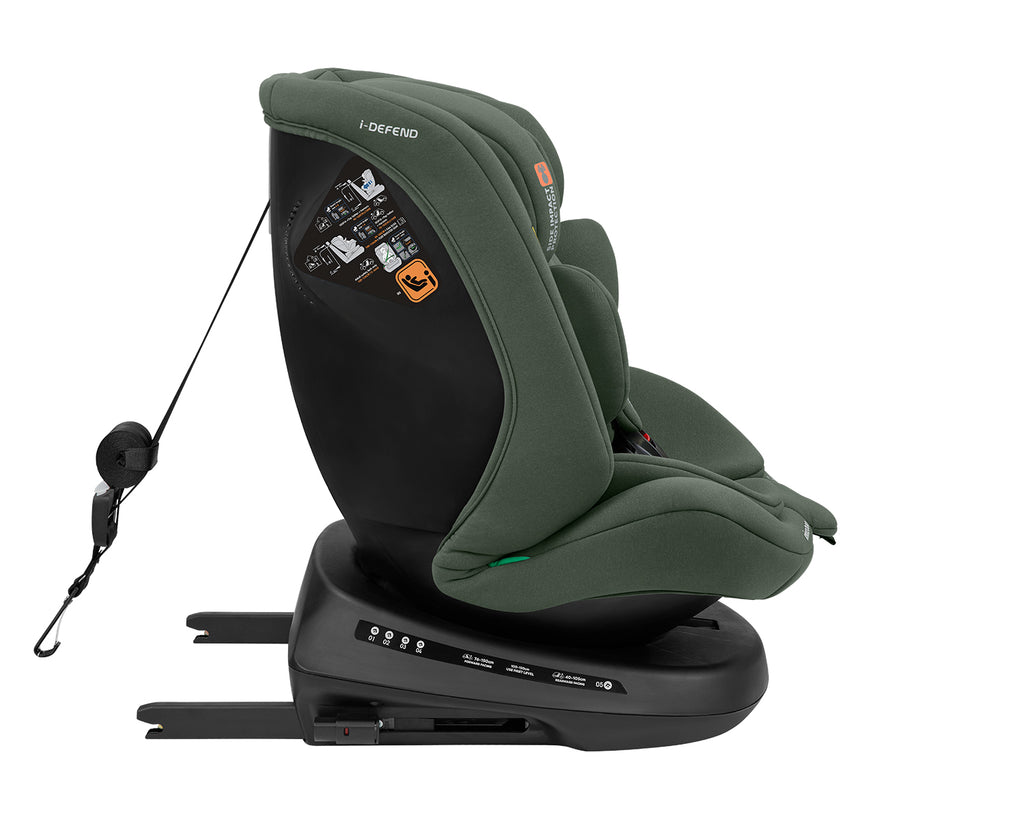 Стол за кола 40-150 см i-Defend i-SIZE Army Green - снимка 5