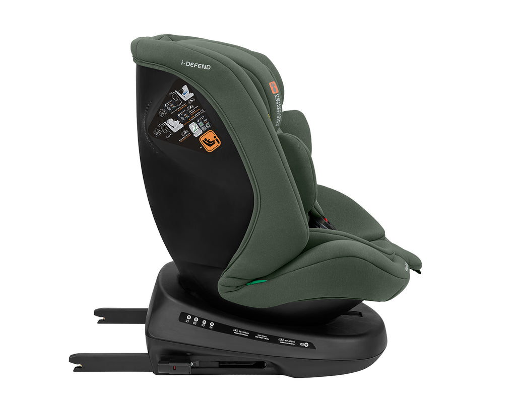 Стол за кола 40-150 см i-Defend i-SIZE Army Green - снимка 6