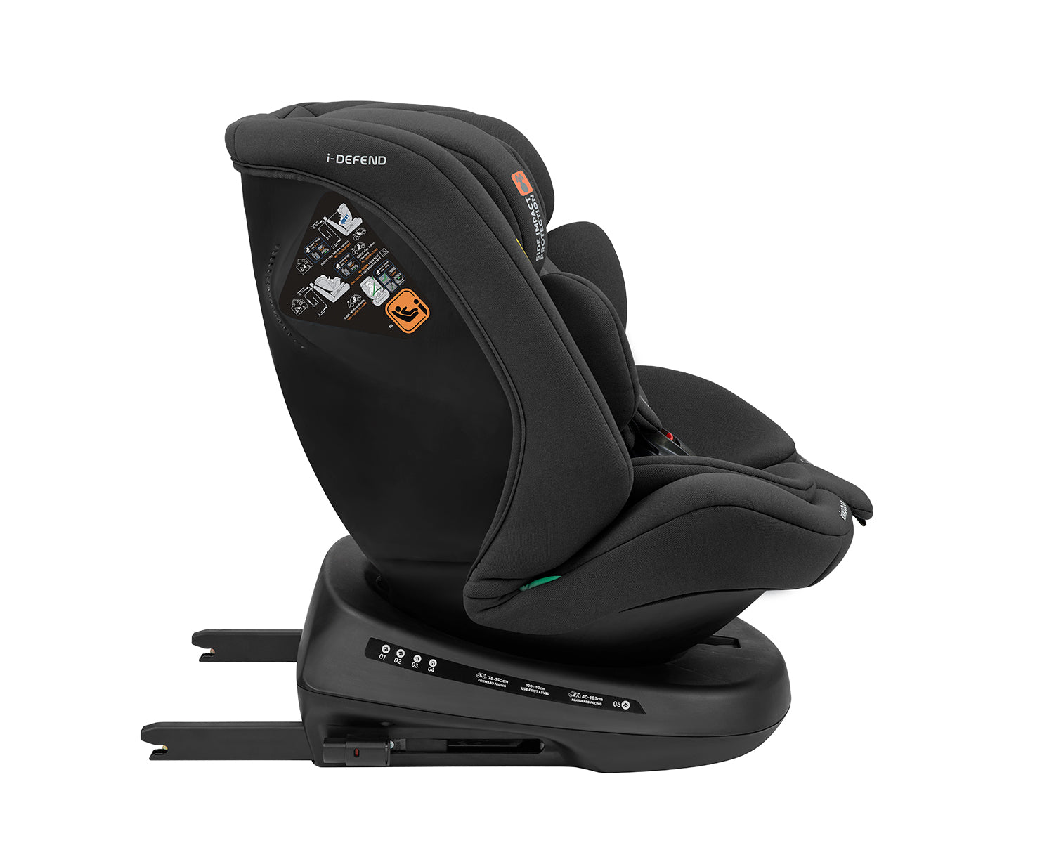 Стол за кола 40-150 см i-Defend i-SIZE Black - снимка 8