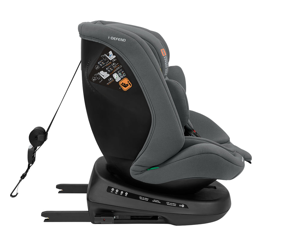 Стол за кола 40-150 см i-Defend i-SIZE Grey - снимка 5