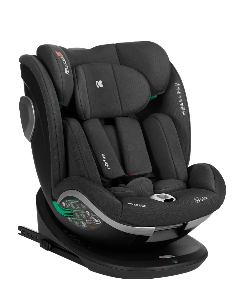 Стол за кола 40-150 см i-Drive i-SIZE Black | Kikkaboo