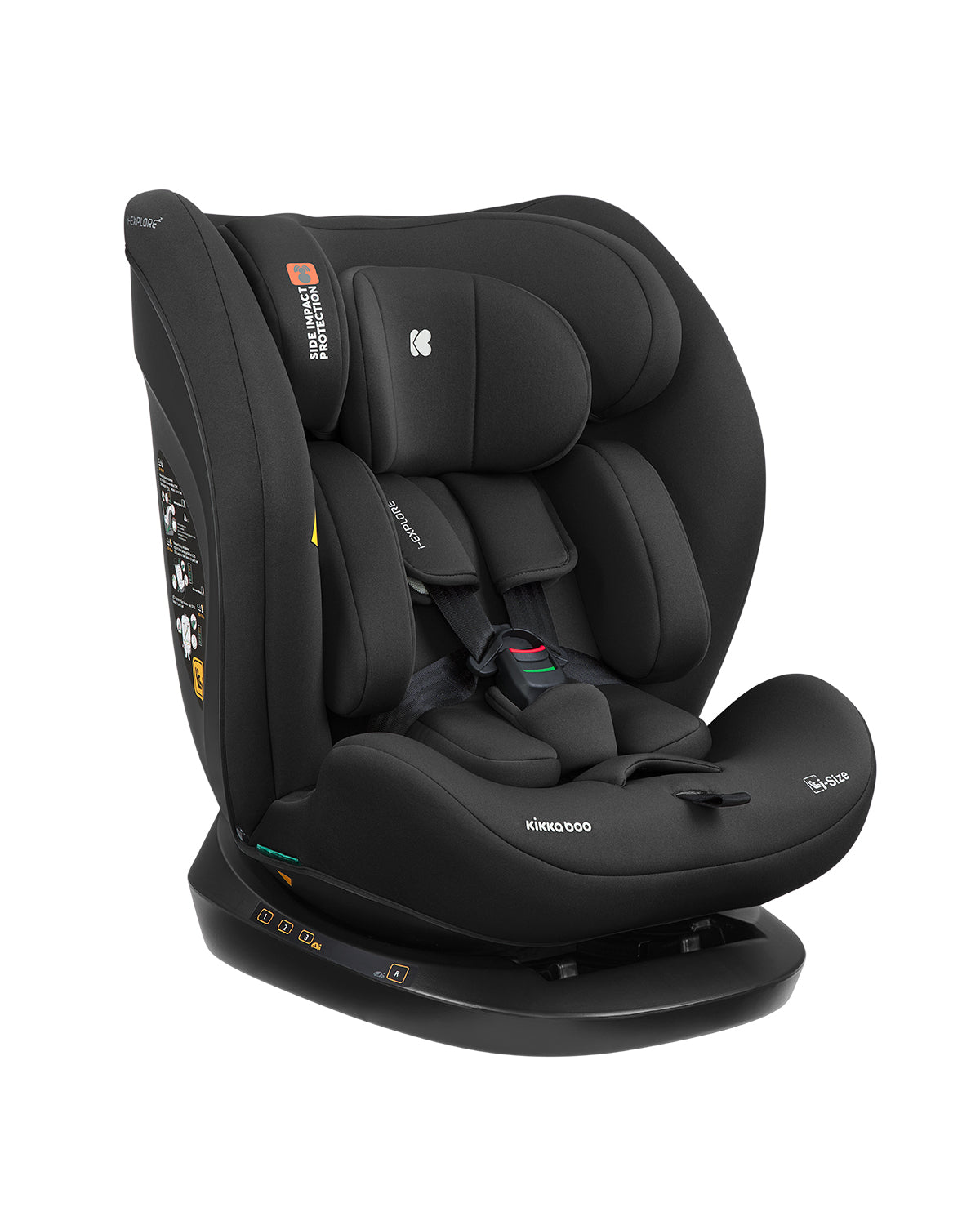 Стол за кола 40-150 см i-Explore 2 i-SIZE Black | Kikkaboo
