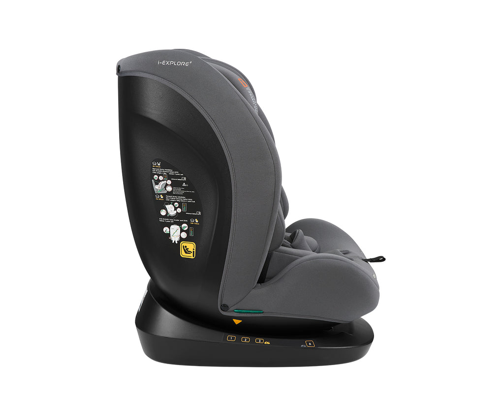 Стол за кола 40-150 см i-Explore 2 i-SIZE Grey - снимка 5