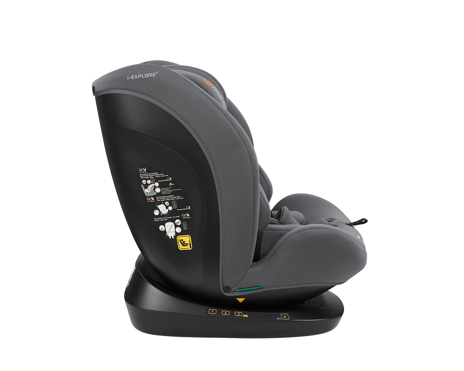 Стол за кола 40-150 см i-Explore 2 i-SIZE Grey - снимка 7