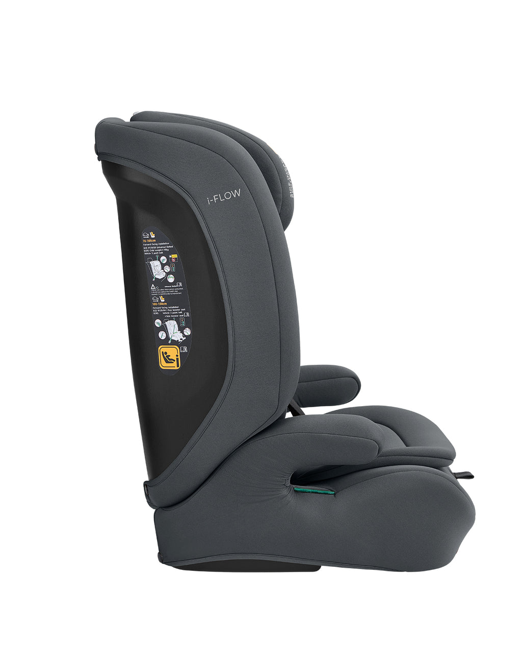 Стол за кола 76-150 см i-Flow i-SIZE Grey - снимка 5