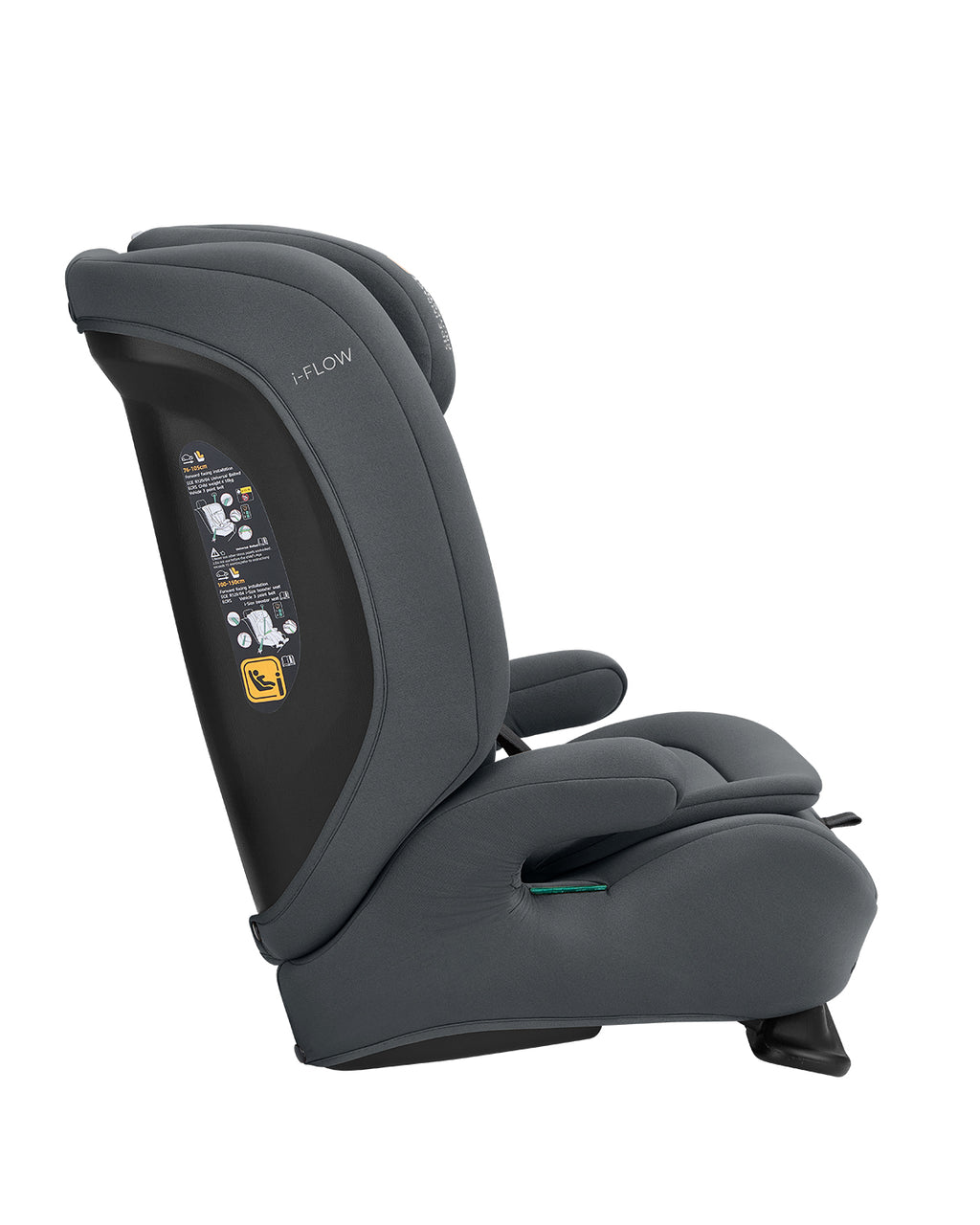 Стол за кола 76-150 см i-Flow i-SIZE Grey - снимка 6
