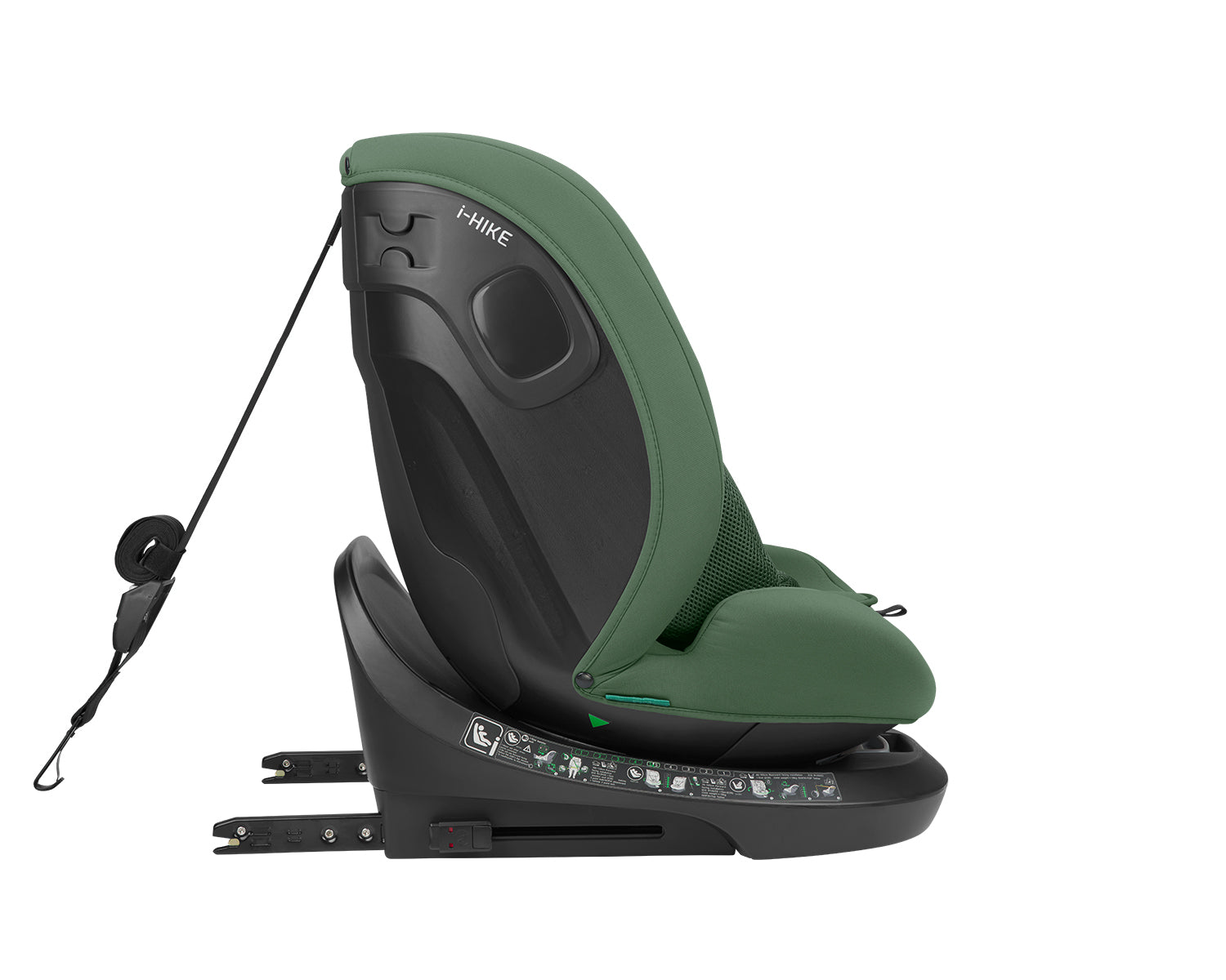 Стол за кола 40-150 см i-Hike i-SIZE Army Green 2025 - снимка 5