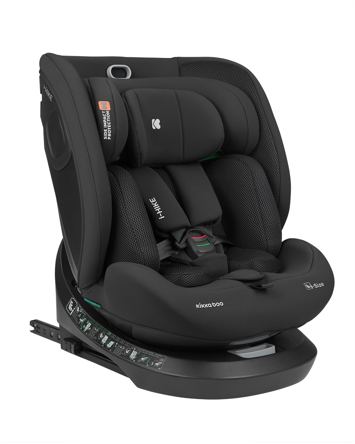 Стол за кола 40-150 см i-Hike i-SIZE Black 2025 | Kikkaboo