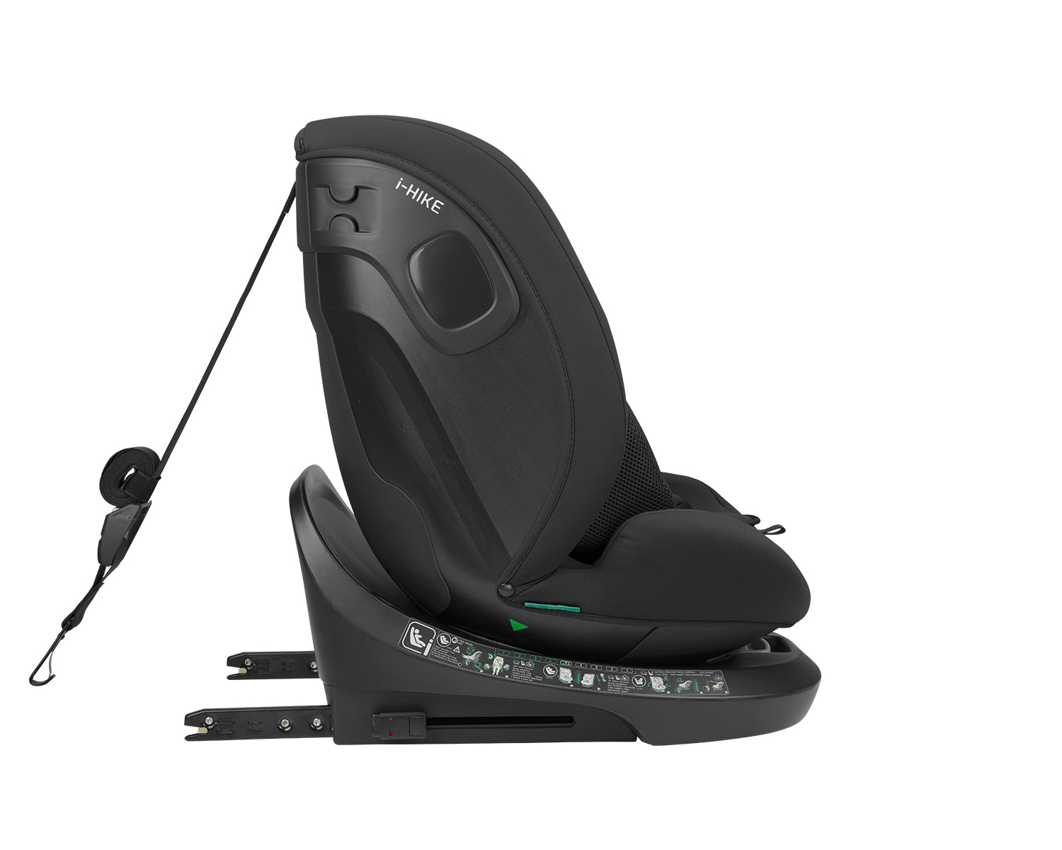 Стол за кола 40-150 см i-Hike i-SIZE Black 2025 - снимка 5
