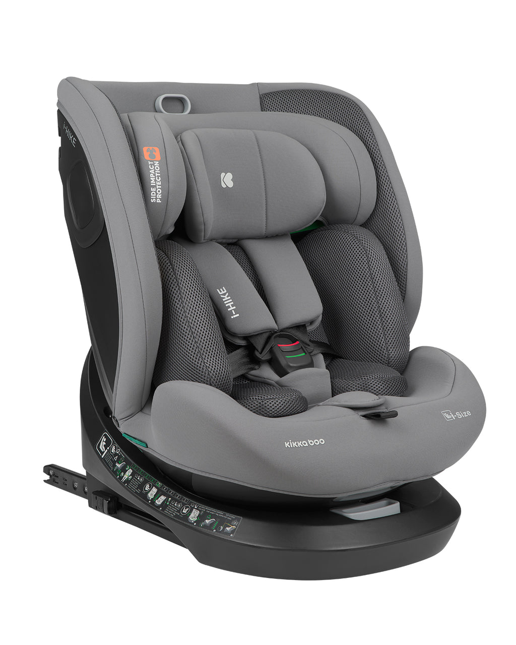 Стол за кола 40-150 см i-Hike i-SIZE Light Grey 2025 | Kikkaboo
