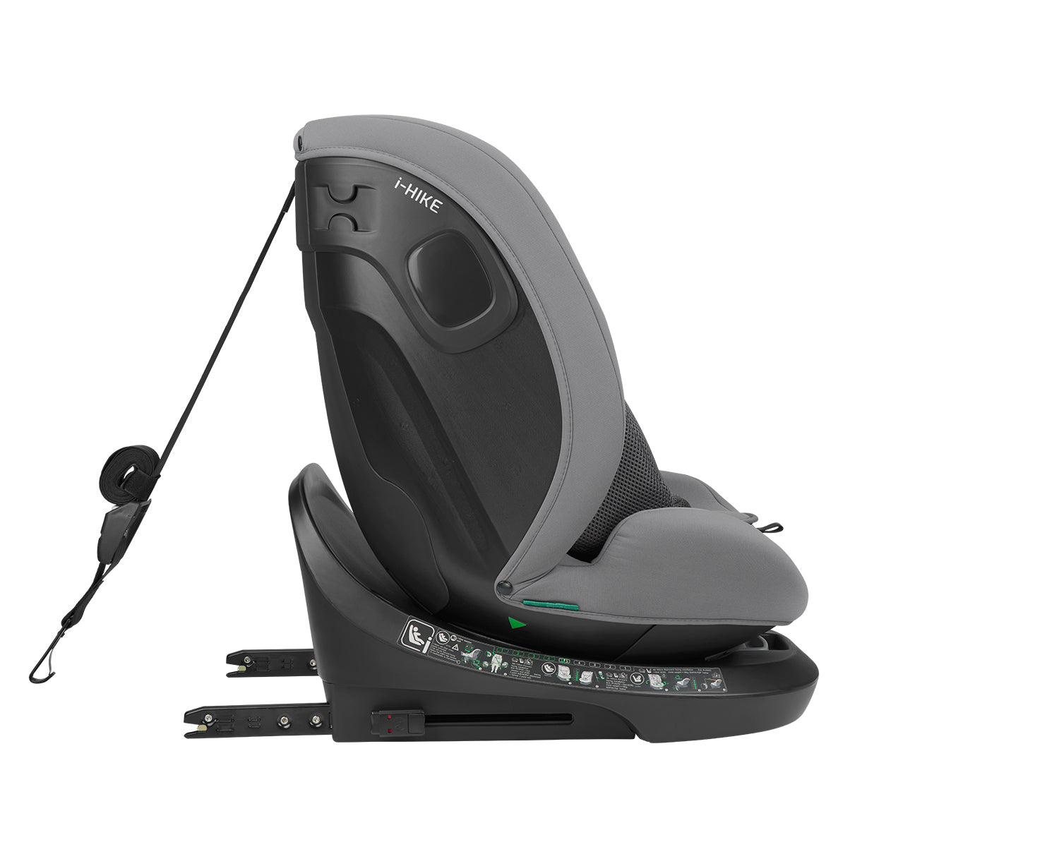 Стол за кола 40-150 см i-Hike i-SIZE Light Grey 2025 - снимка 5
