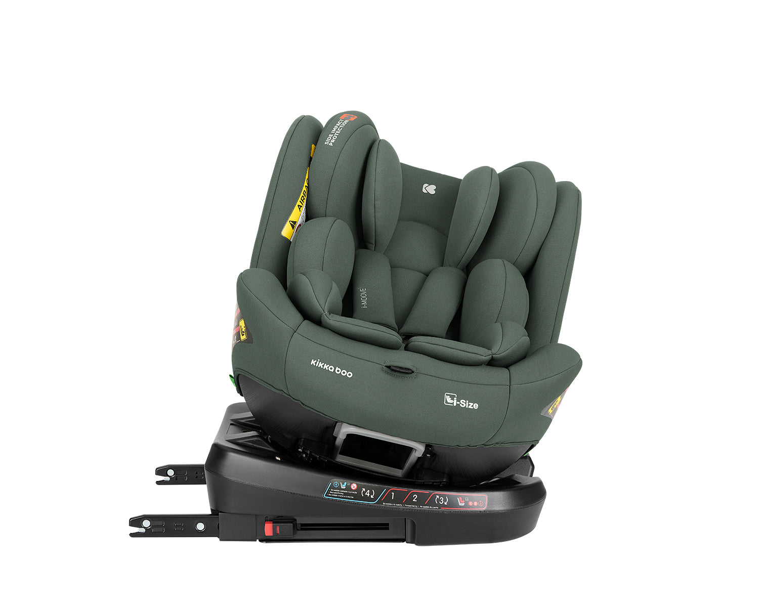 Стол за кола 40-150 см i-Moove 2 i-SIZE Army Green - снимка 10