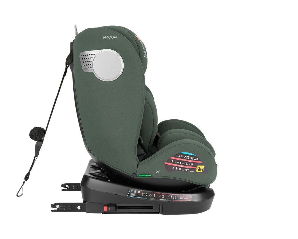 Стол за кола 40-150 см i-Moove 2 i-SIZE Army Green - снимка 5