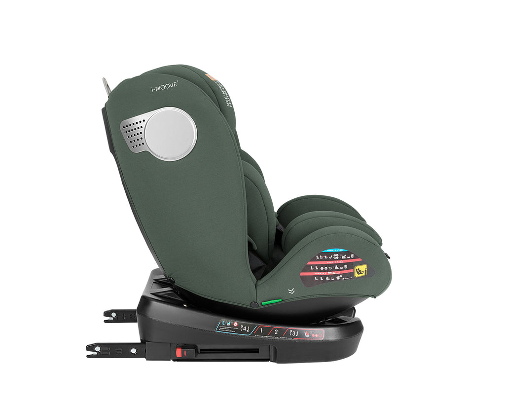 Стол за кола 40-150 см i-Moove 2 i-SIZE Army Green - снимка 7