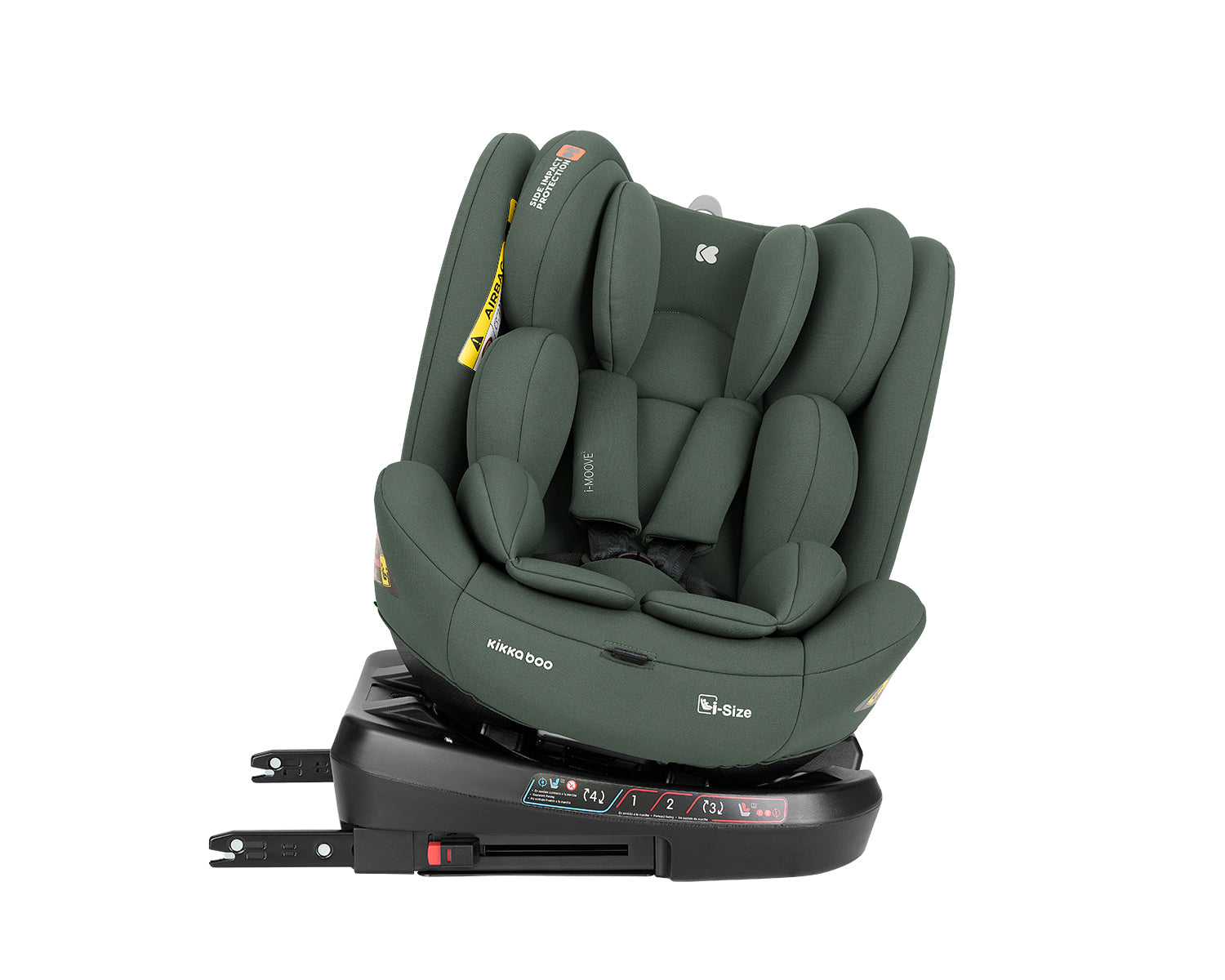 Стол за кола 40-150 см i-Moove 2 i-SIZE Army Green - снимка 9