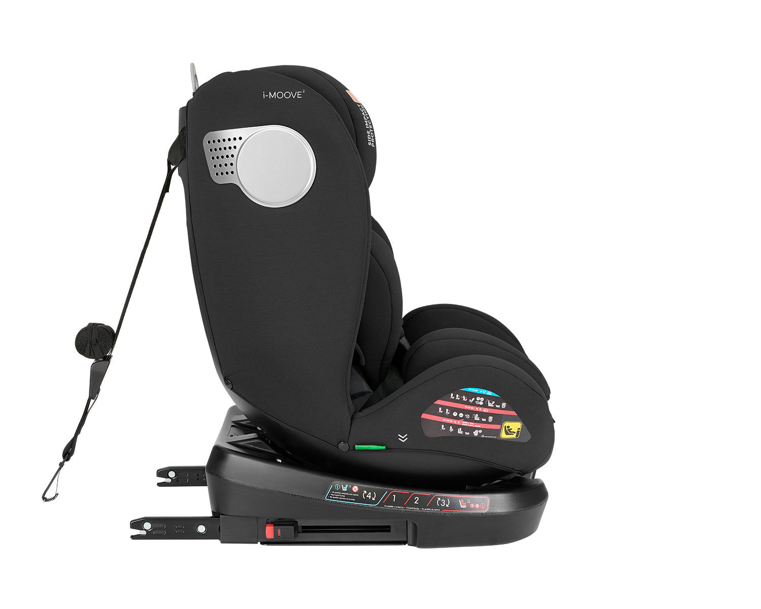 Стол за кола 40-150 см i-Moove 2 i-SIZE Black - снимка 5