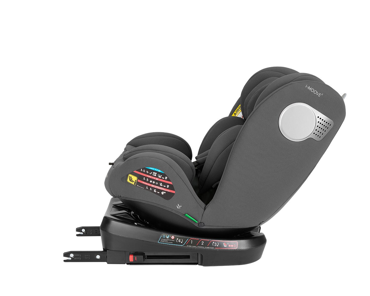 Стол за кола 40-150 см i-Moove 2 i-SIZE Dark Grey - снимка 8