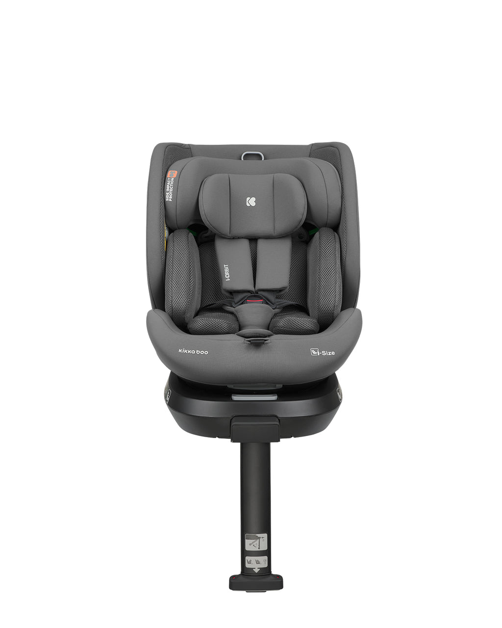 Стол за кола 40-150 см i-Orbit i-SIZE Dark Grey 2025 - снимка 2