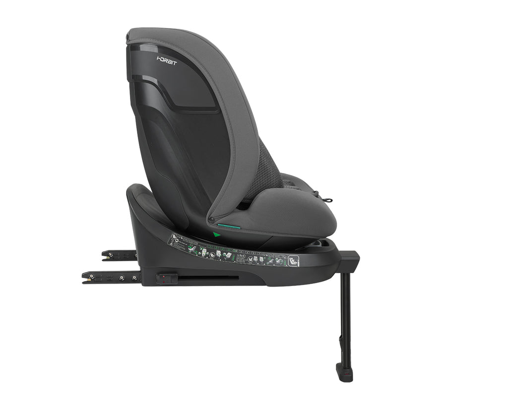 Стол за кола 40-150 см i-Orbit i-SIZE Dark Grey 2025 - снимка 5
