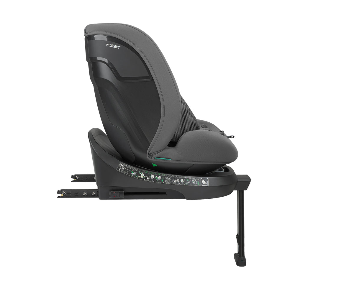 Стол за кола 40-150 см i-Orbit i-SIZE Dark Grey 2025 - снимка 6