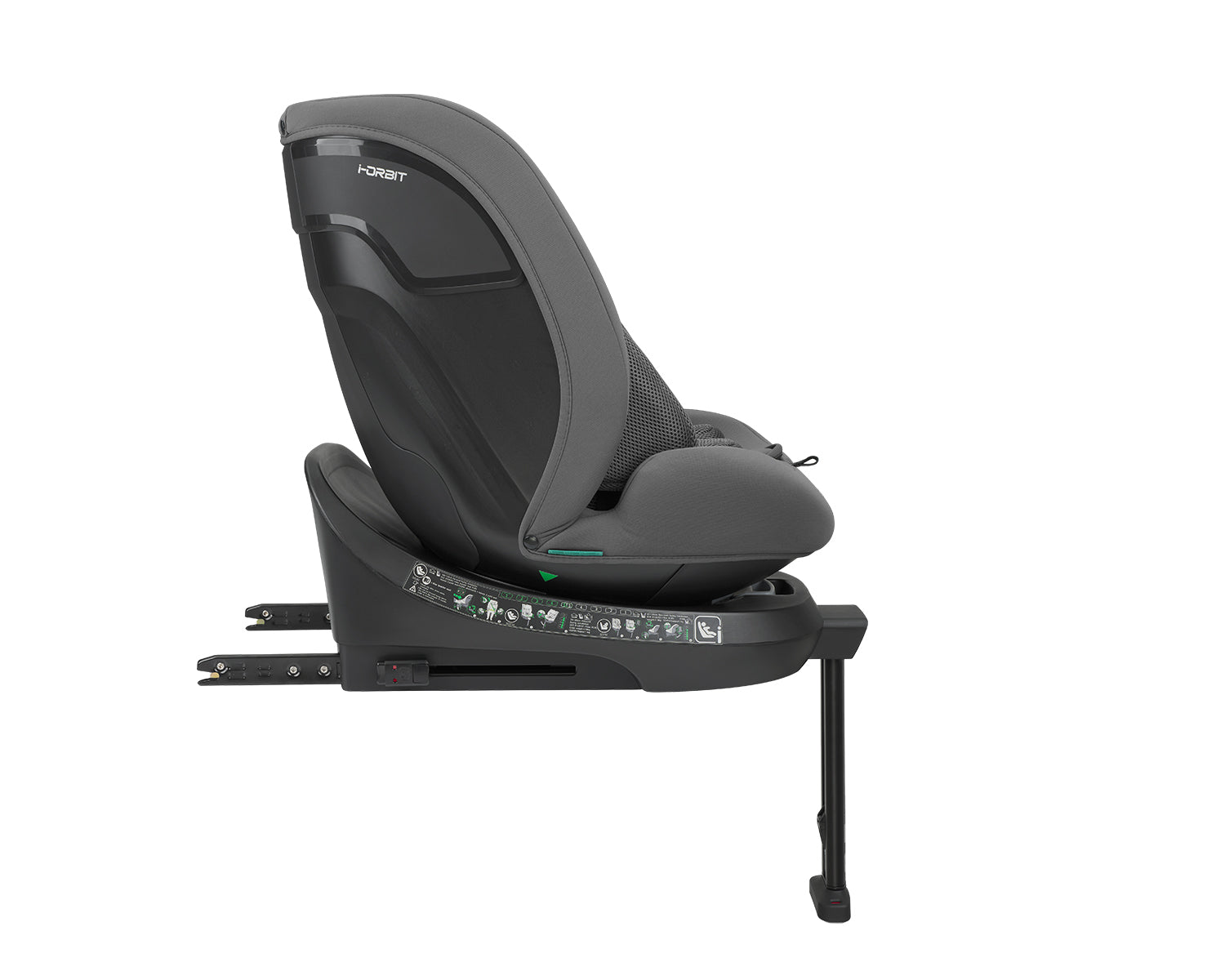 Стол за кола 40-150 см i-Orbit i-SIZE Dark Grey 2025 - снимка 7