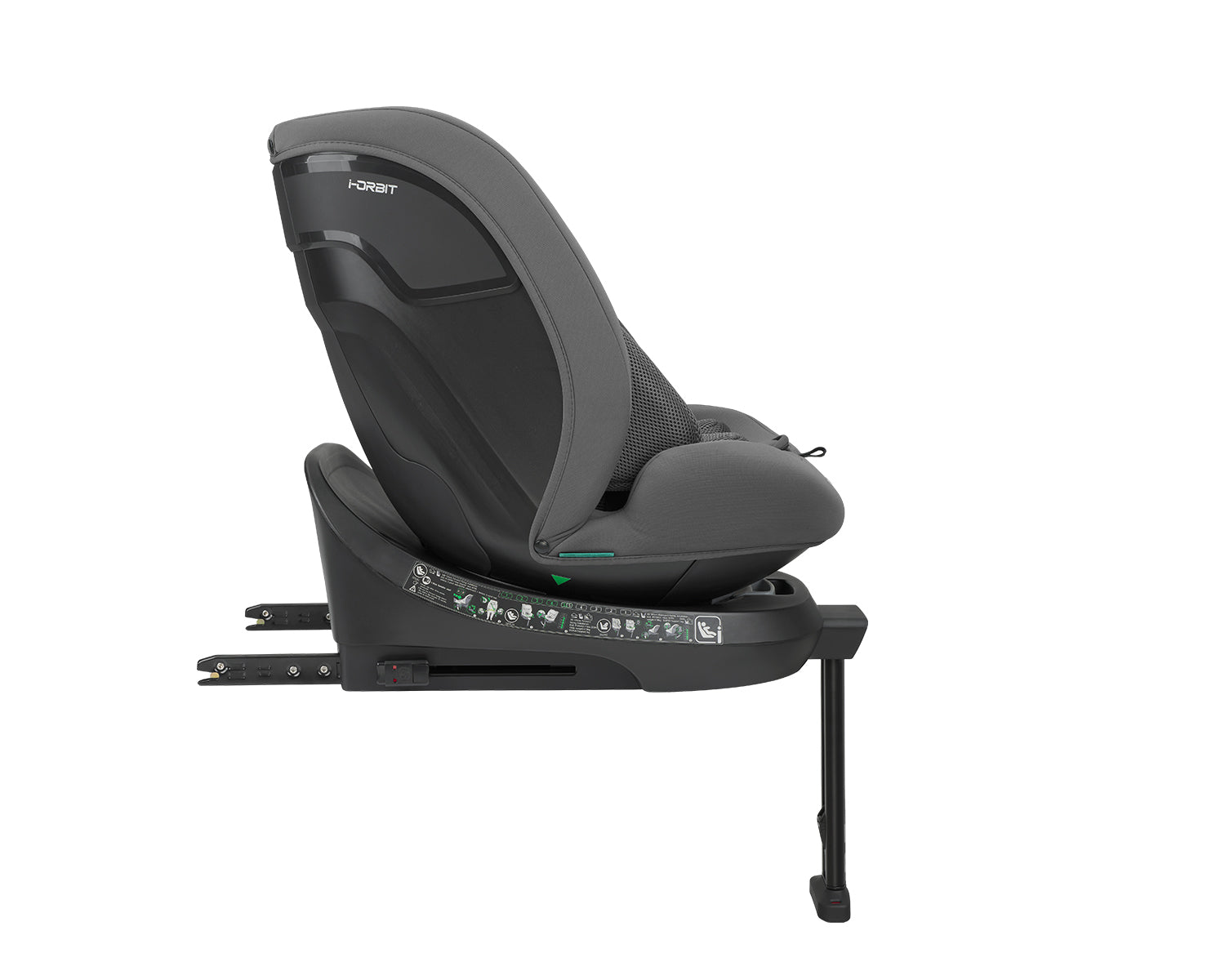 Стол за кола 40-150 см i-Orbit i-SIZE Dark Grey 2025 - снимка 8