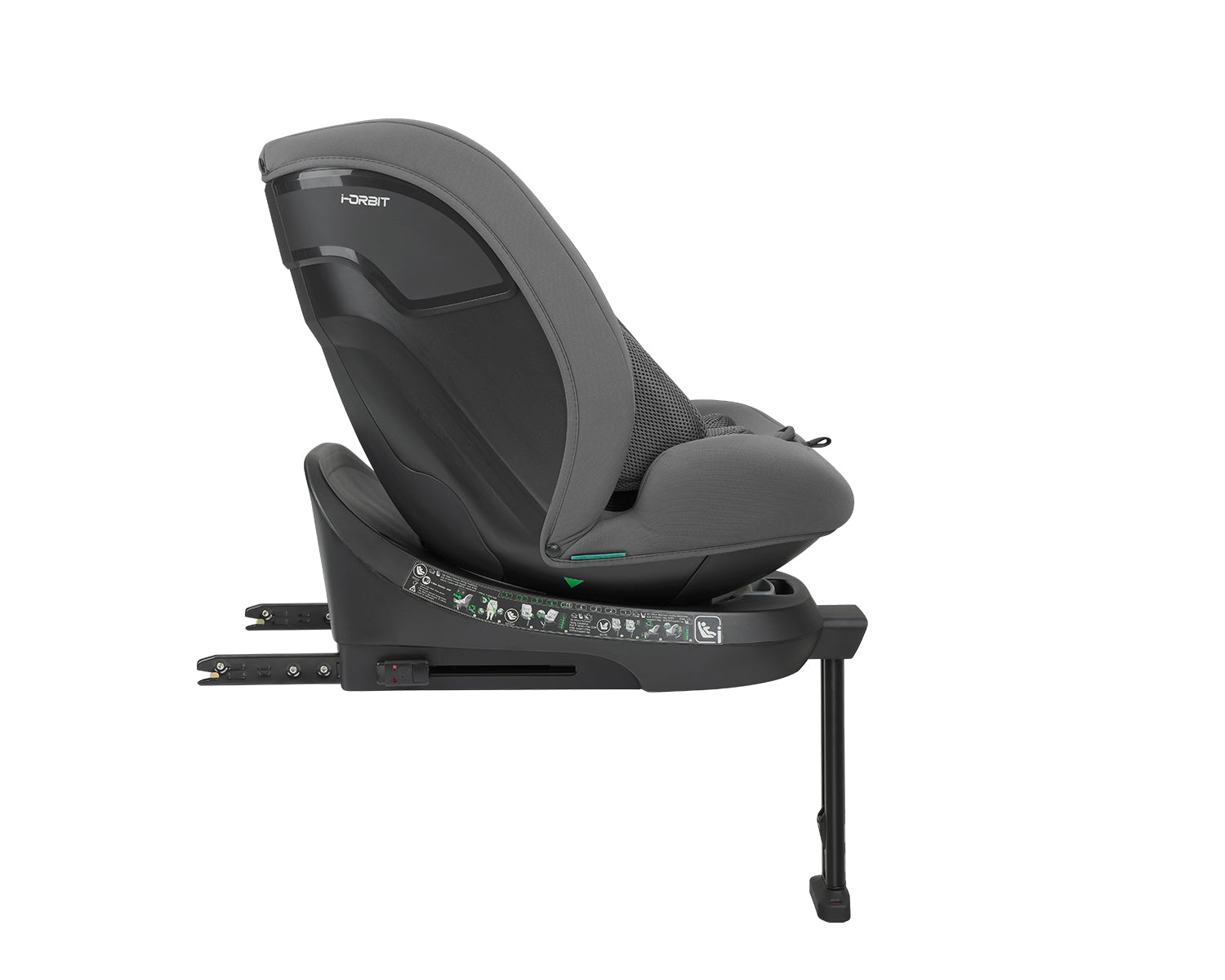 Стол за кола 40-150 см i-Orbit i-SIZE Dark Grey 2025 - снимка 9