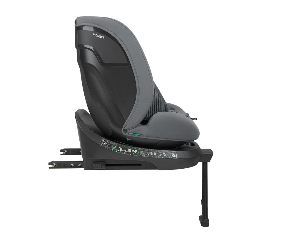 Стол за кола 40-150 см i-Orbit i-SIZE Light Grey 2025 - снимка 5