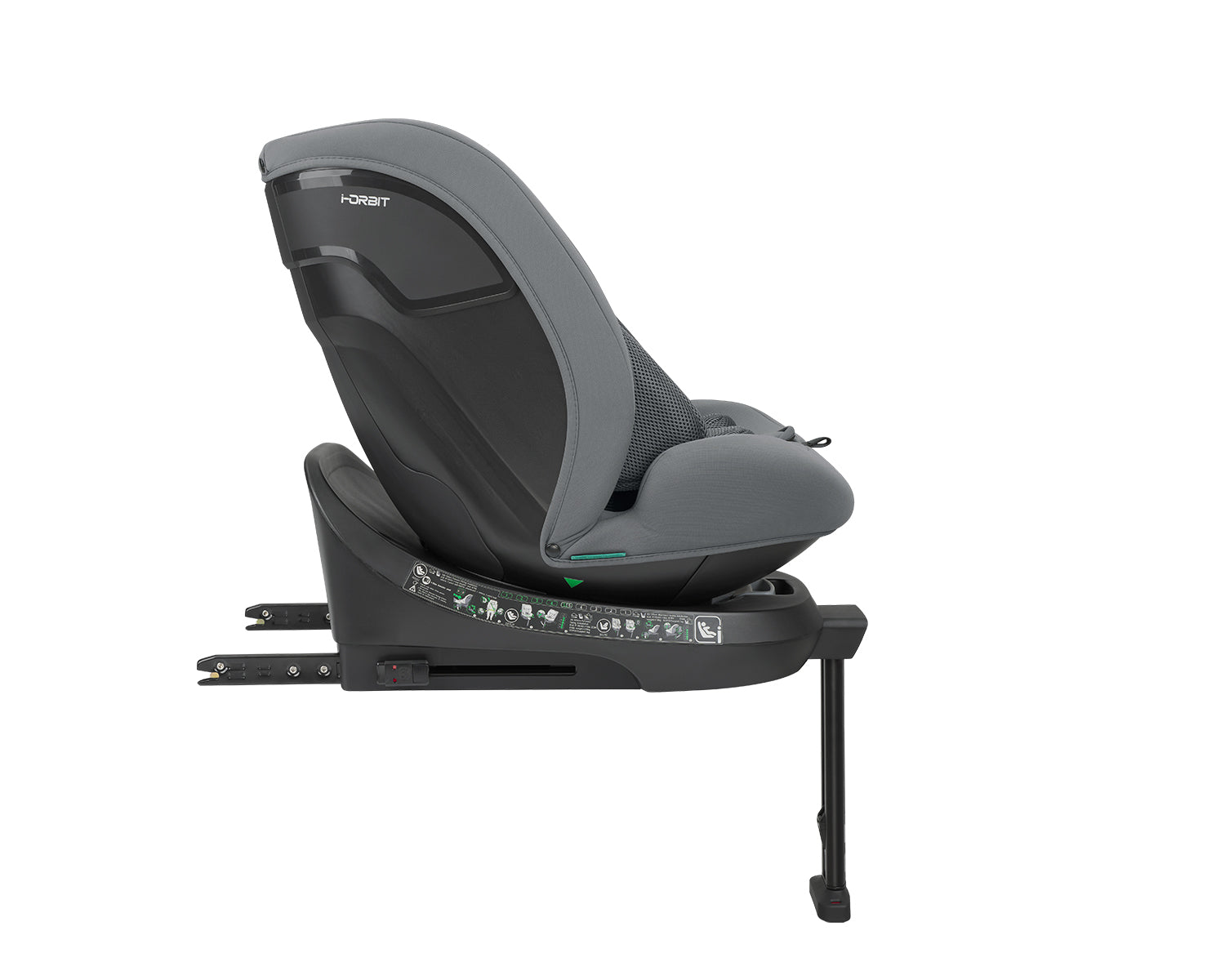 Стол за кола 40-150 см i-Orbit i-SIZE Light Grey 2025 - снимка 9
