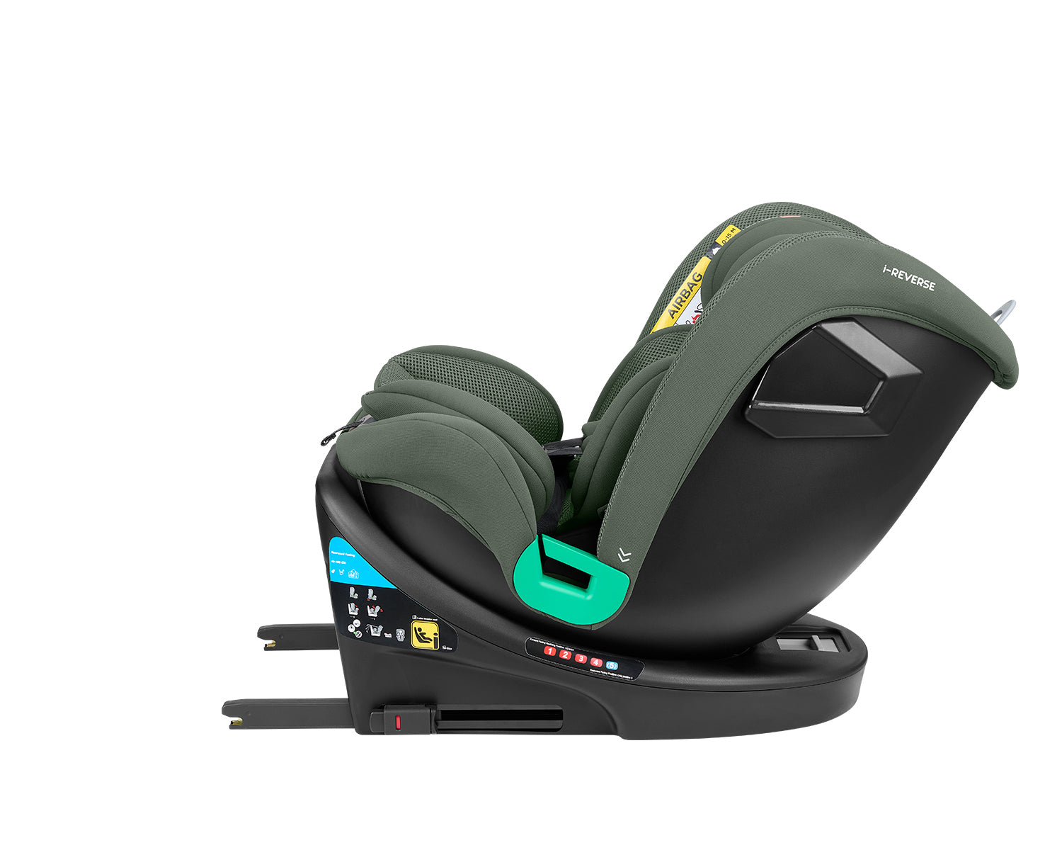 Стол за кола 40-150 см i-Reverse i-SIZE Army Green - снимка 10